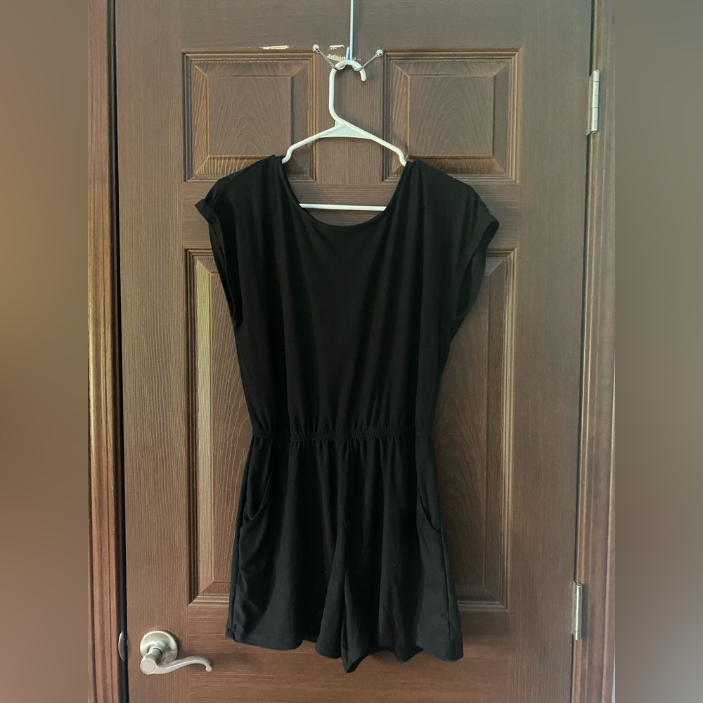 Woman’s Black Casual Romper